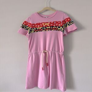 ⭕️ MARC JACOBS Kids Dress Pink Logo Leopard 5T